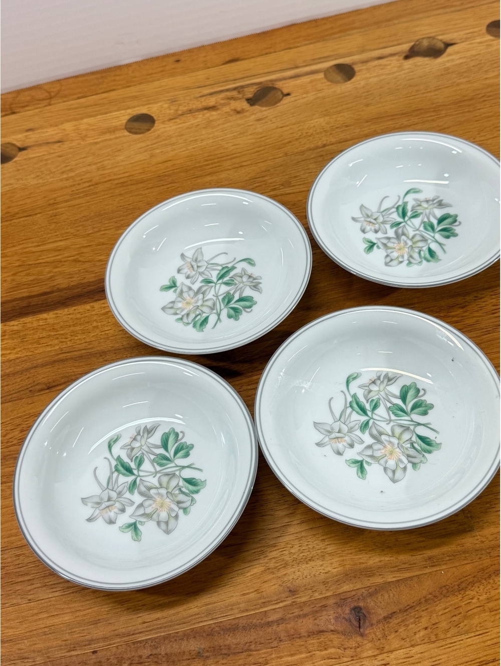 Vintage Noritake Nippon Toki Kaisha Gardenia Bowls Set of 4 Cottagecore Granny